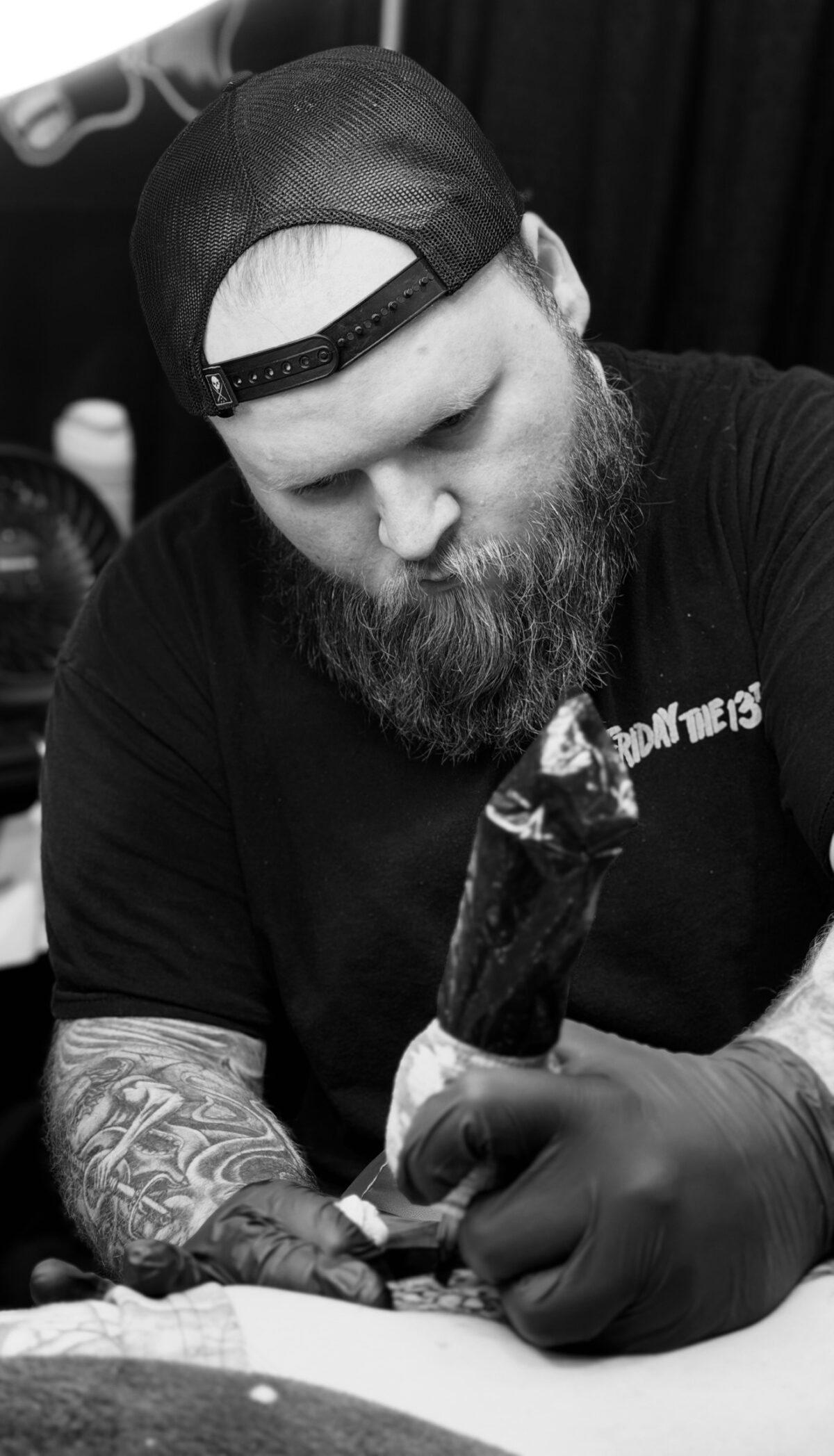 tattoo artist Danny